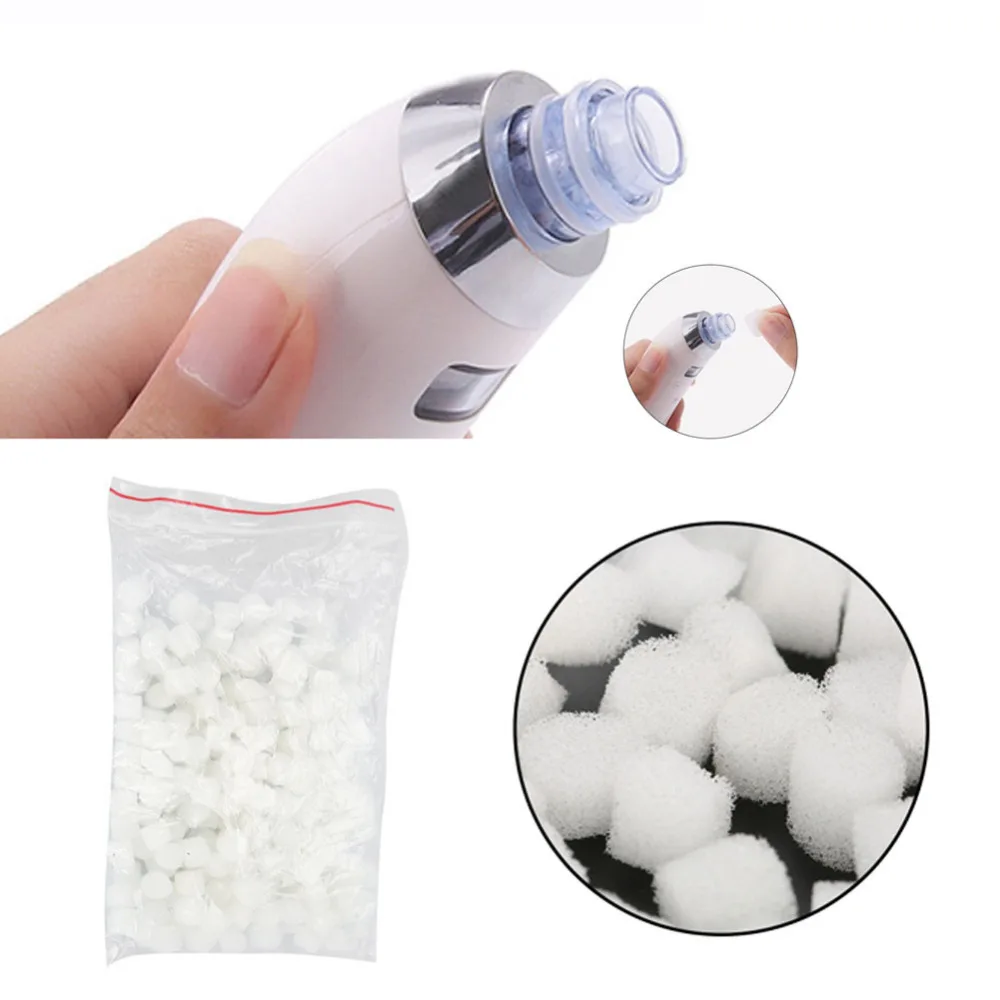 

150pcs Replacement Filter Sponge For Vacuum Blackhead Removal Device Accesories Comedo Suction Pore Cleaner device Accesories