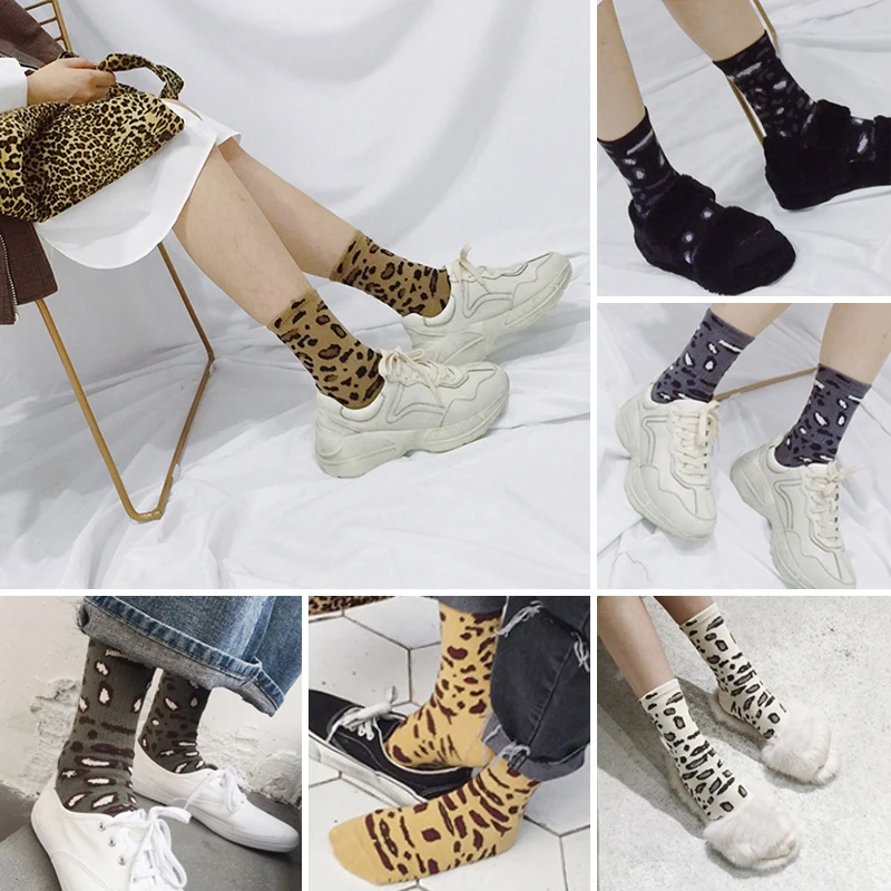 Popular High Quality Soft Cotton Personality Stretchy New Hot Sale Harajuku Funny Sock 1Pair Women Casual Ladies Leopard Socks
Popular High Quality Soft Cotton Personality Stretchy New Hot Sale Harajuku Funny Sock 1Pair Women Casual Ladies Leopard Socks