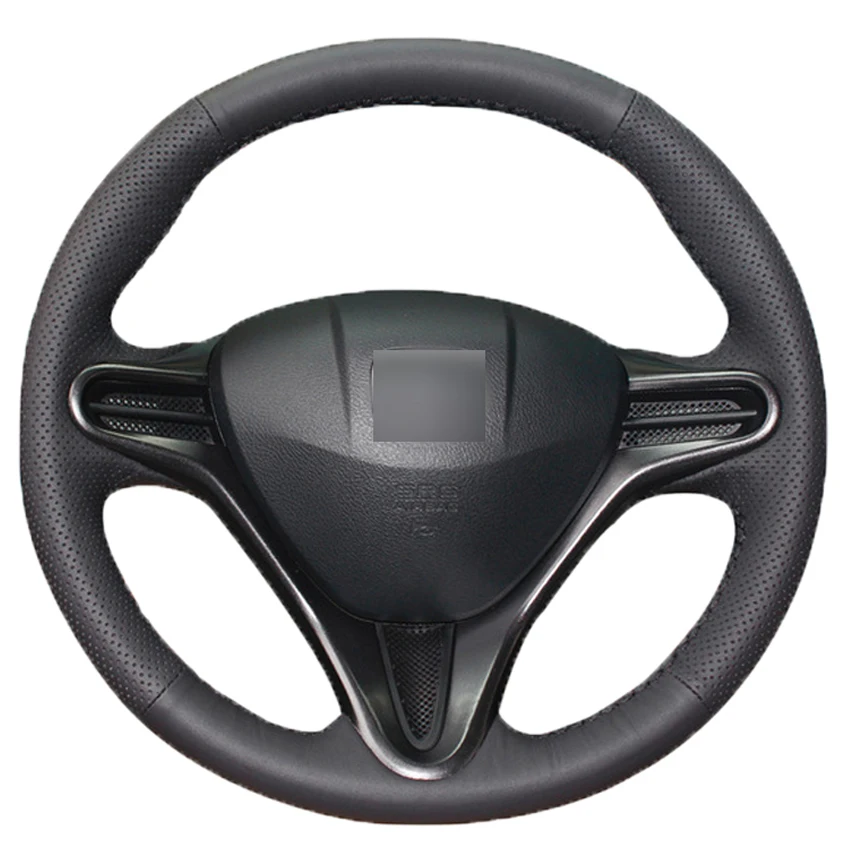 Black PU Faux Leather DIY Hand-stitched Car Steering Wheel Cover for Honda Civic Civic 8 2006-2011 (3-Spoke)
Black PU Faux Leather DIY Hand-stitched Car Steering Wheel Cover for Honda Civic Civic 8 2006-2011 (3-Spoke)