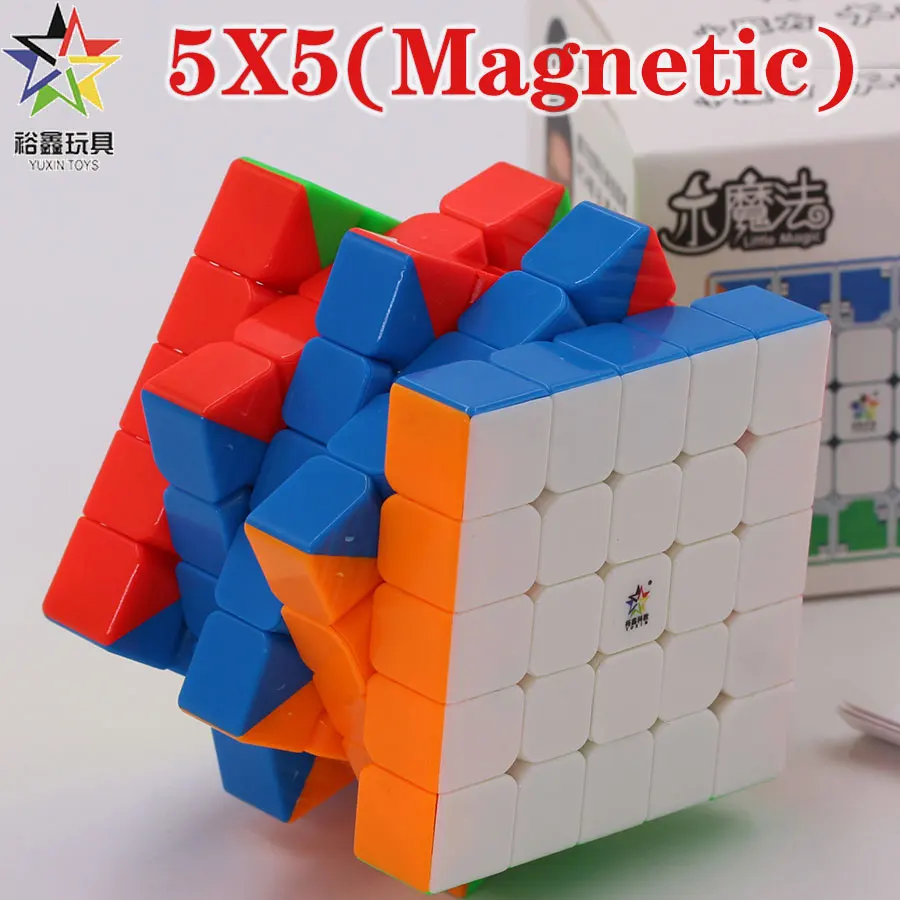 Magic cube puzzle YuXin Little Magic 5x5x5 5*5*5 Magnetic M professional speed educational creative twist wisdom toys game cube
Magic cube puzzle YuXin Little Magic 5x5x5 5*5*5 Magnetic M professional speed educational creative twist wisdom toys game cube