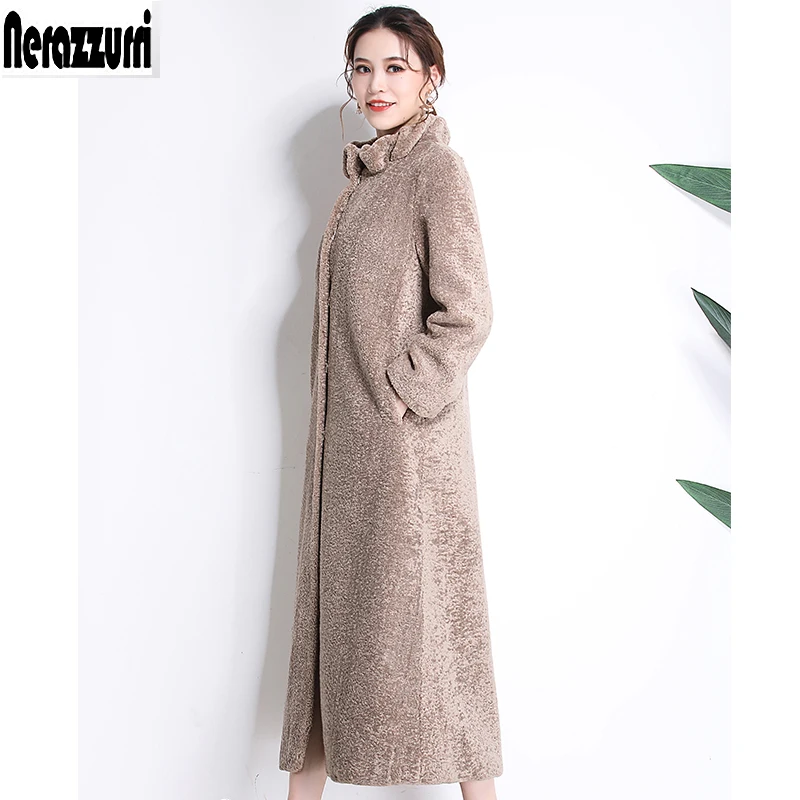 Nerazzurri Winter faux fur coat women 2019 new fashion casual warm extra long fake lamb fur overcoat plus size outwear 5xl 6xl
Nerazzurri Winter faux fur coat women 2019 new fashion casual warm extra long fake lamb fur overcoat plus size outwear 5xl 6xl