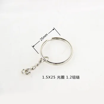 Free shipping Nickle, silver round key ring with chain, round ring for DIY gift, metal hardware rings for bags accessories
Free shipping Nickle, silver round key ring with chain, round ring for DIY gift, metal hardware rings for bags accessories