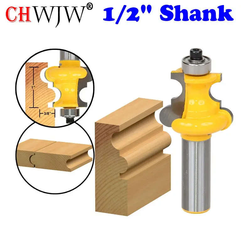 1PC Flute & Bead Molding Router Bit - 1/2" Shank Line knife Woodworking cutter Tenon Cutter for Woodworking Tools
1PC Flute & Bead Molding Router Bit - 1/2" Shank Line knife Woodworking cutter Tenon Cutter for Woodworking Tools