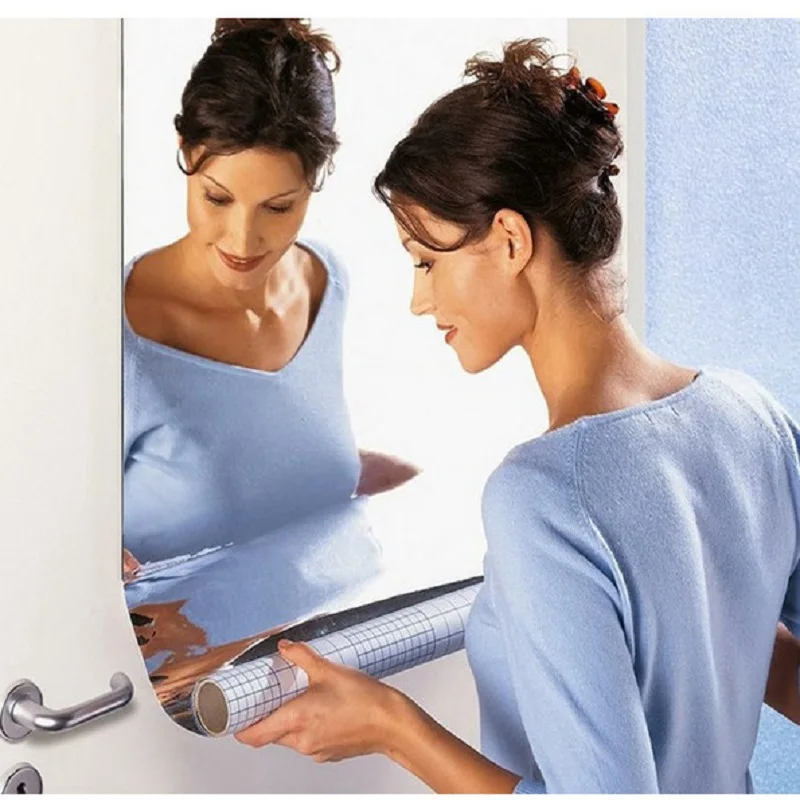 Explosion mirror sticker 500x1000mm mirror surface film mirror decorative mirror wall sticker
Explosion mirror sticker 500x1000mm mirror surface film mirror decorative mirror wall sticker