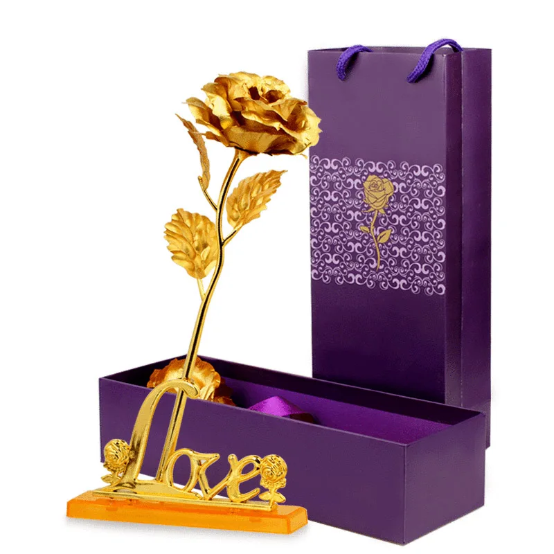 Hot 1Set 24K Golden Foil Rose Branch Set Golden Leaves Wedding Supplies Christmas Birthday Decor Valentine's Day Gifts
Hot 1Set 24K Golden Foil Rose Branch Set Golden Leaves Wedding Supplies Christmas Birthday Decor Valentine's Day Gifts