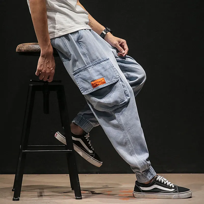 2019 High Quality Men Big Size Pants Big Pocket Cargo Jeans Harem Joggers Harajuku Sweatpant Hip Hop Trousers Plus Size M-5XL
2019 High Quality Men Big Size Pants Big Pocket Cargo Jeans Harem Joggers Harajuku Sweatpant Hip Hop Trousers Plus Size M-5XL