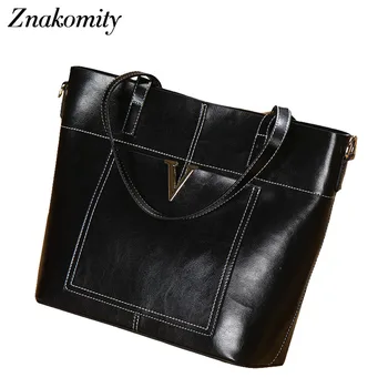 Znakomity Brown vintage genuine leather handbag women's bags Real leather casual tote shoulder bag women ladies hand bags black
Znakomity Brown vintage genuine leather handbag women's bags Real leather casual tote shoulder bag women ladies hand bags black