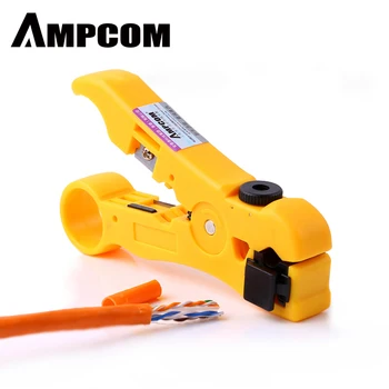 AMPCOM All-In-One Stripping Tool Cable Wire Stripper Compression Tool Coaxial Cable Stripper, Round Cable ,Cutter and Flat Cable
AMPCOM All-In-One Stripping Tool Cable Wire Stripper Compression Tool Coaxial Cable Stripper, Round Cable ,Cutter and Flat Cable