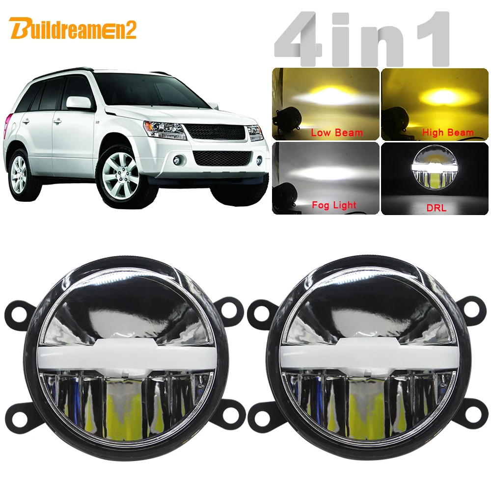 4in1 Car Light Kit LED Headlight High Beam Low Beam Fog Light DRL + Harness Wire 12V For Suzuki Grand Vitara 2/II JT 2005-2015
4in1 Car Light Kit LED Headlight High Beam Low Beam Fog Light DRL + Harness Wire 12V For Suzuki Grand Vitara 2/II JT 2005-2015