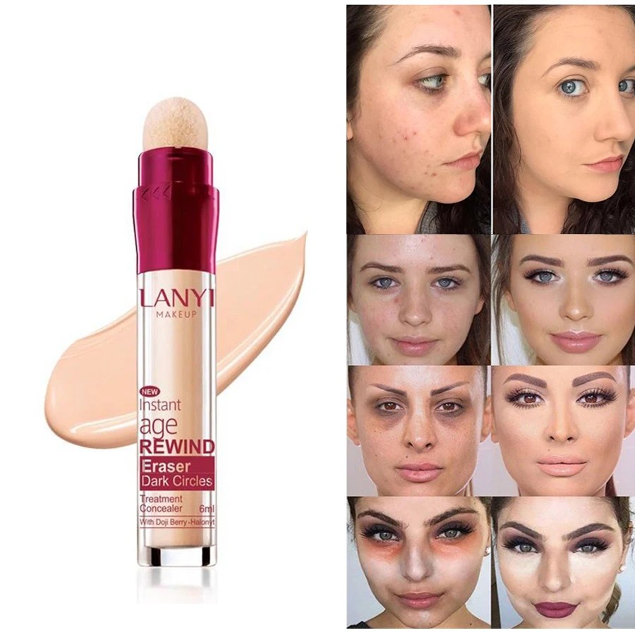 6ml Makeup Concealer For Face Full Cover Corrector For Face Concealer Base Contour Eye Dark Circle Hide Blemish Concealer Liquid
6ml Makeup Concealer For Face Full Cover Corrector For Face Concealer Base Contour Eye Dark Circle Hide Blemish Concealer Liquid