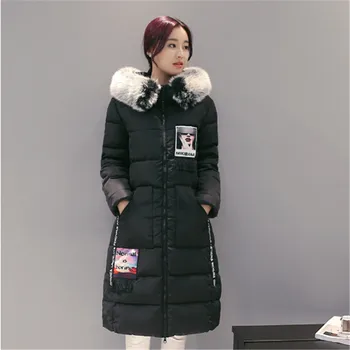 AILOOGE 2017 Loose With Thick Cotton-padded Clothes Make New Winter Female Long Hooded Hairy Cotton-Padded Jacket Down Jacket
AILOOGE 2017 Loose With Thick Cotton-padded Clothes Make New Winter Female Long Hooded Hairy Cotton-Padded Jacket Down Jacket