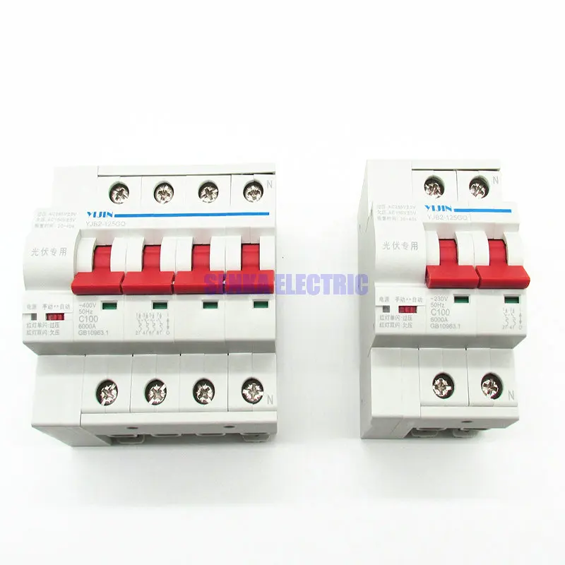 2P 4P Solar Automatic Reclosing Miniature Circuit Breaker for Photovoltaic System Automatic Reconnection Mini MCB
2P 4P Solar Automatic Reclosing Miniature Circuit Breaker for Photovoltaic System Automatic Reconnection Mini MCB