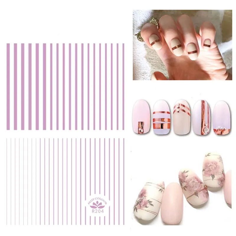 1 sheet Rose Gold Stripe Lines Nail Sticker Silver Nail Tape Sticker Adhesive Striping Decals Manicure Nail Art Decoration
1 sheet Rose Gold Stripe Lines Nail Sticker Silver Nail Tape Sticker Adhesive Striping Decals Manicure Nail Art Decoration