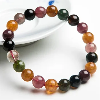 9mm Natural Tourmaline Quartz Colorful Gemstone Round Crystal Clear Beads Stretch Bracelets For Women
9mm Natural Tourmaline Quartz Colorful Gemstone Round Crystal Clear Beads Stretch Bracelets For Women