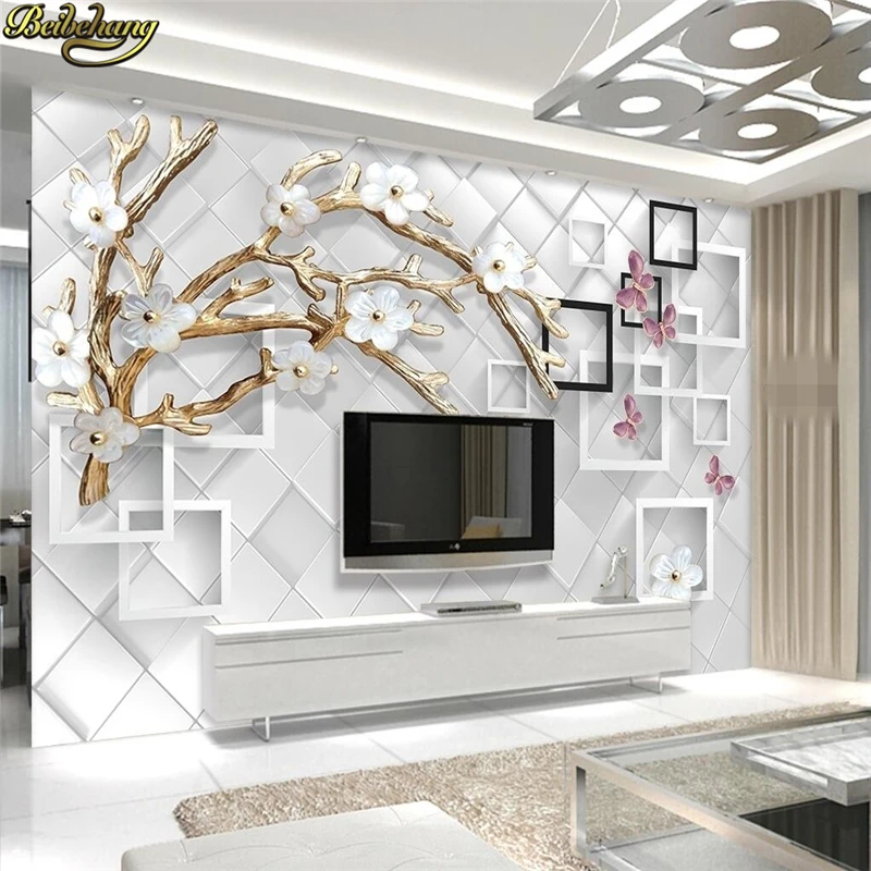 beibehang Custom photo wallpaper large mural white jewelry plum 3d living room bedroom TV wall papel de parede
beibehang Custom photo wallpaper large mural white jewelry plum 3d living room bedroom TV wall papel de parede