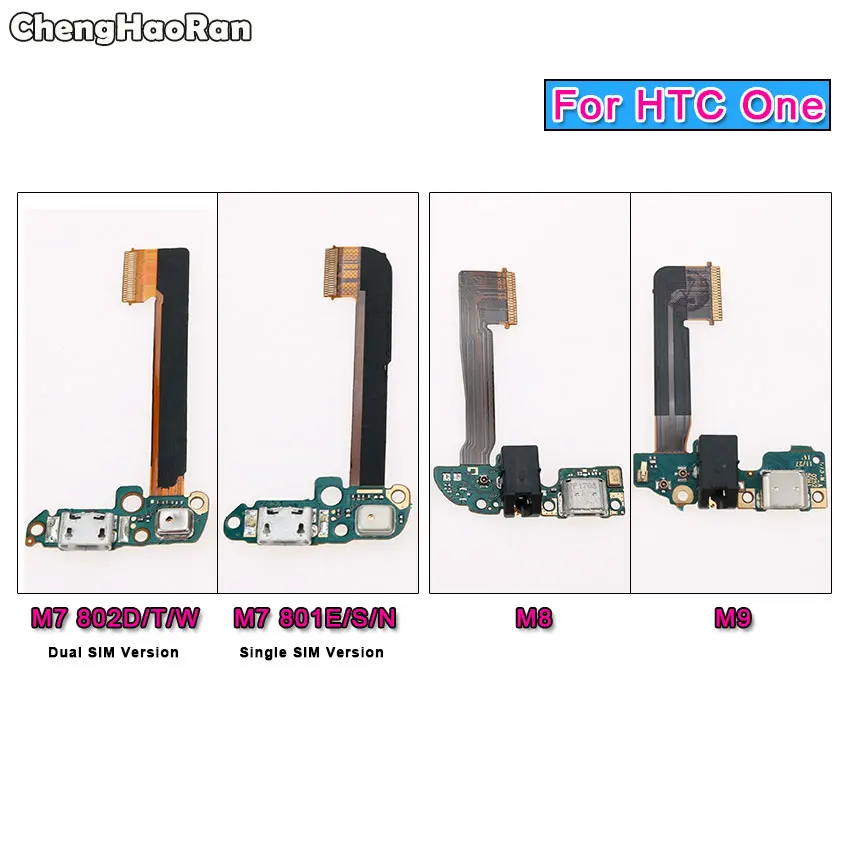 ChengHaoRan Micro USB зарядный порт док коннектор для микрофона гибкий кабель HTC One M7 M8 M9 E9