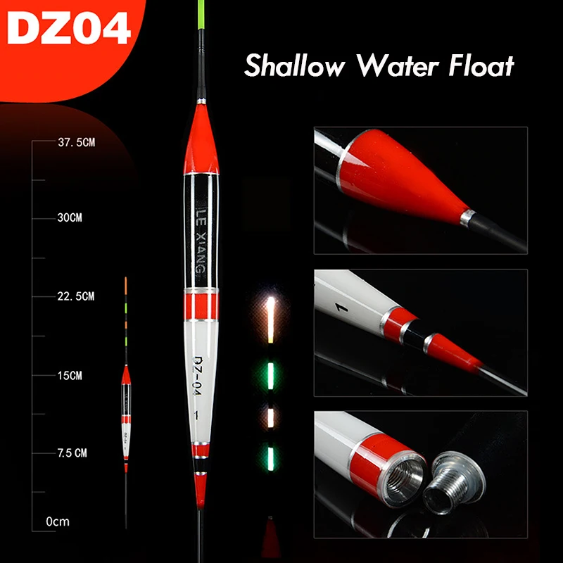 WLPFISHING Shallow Water Fishing Floats 1-3# Glowing Luminous Floats Balsa Wood Night Light Fishing Bobbers Send CR425 Battery
WLPFISHING Shallow Water Fishing Floats 1-3# Glowing Luminous Floats Balsa Wood Night Light Fishing Bobbers Send CR425 Battery