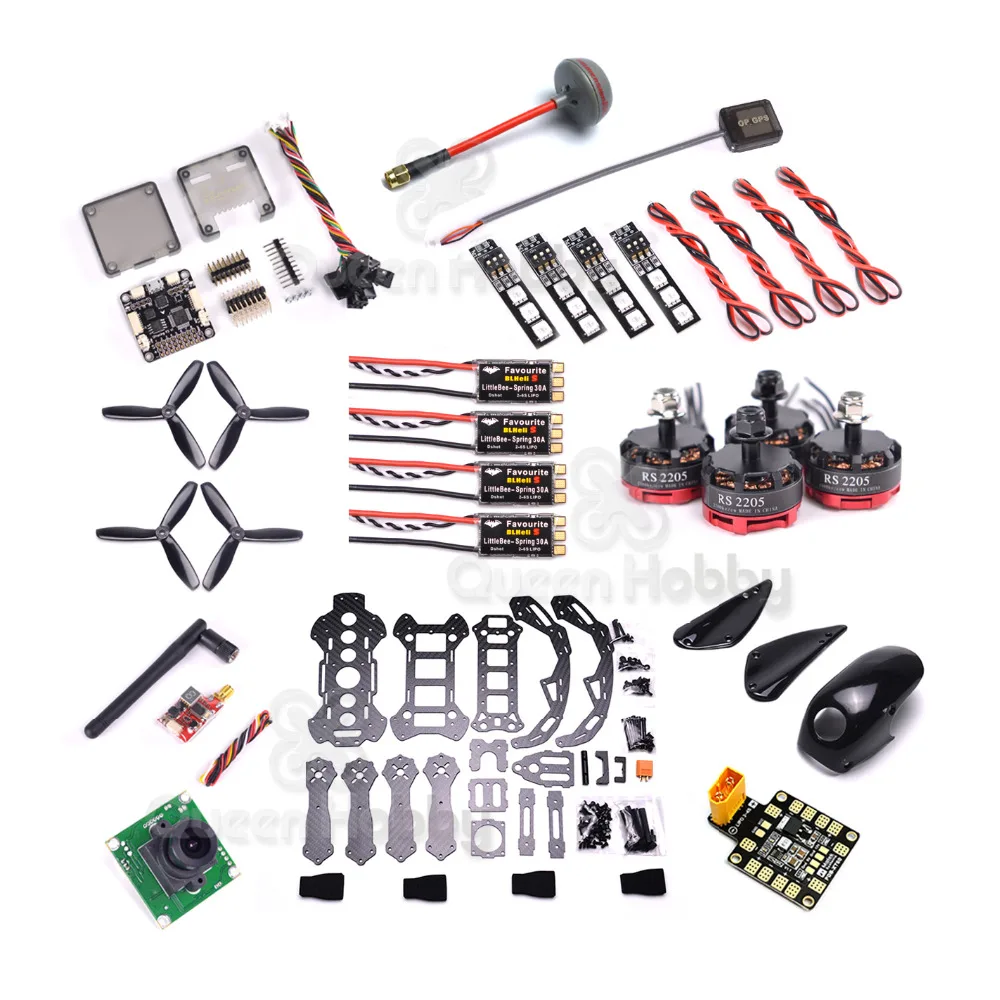 Карбоновая рама Robocat 270мм с F3 OP GPS 2205 2300KV 30 А 700TVL антенна TS5828L fatshark 5 В 12 PDB | Игрушки и