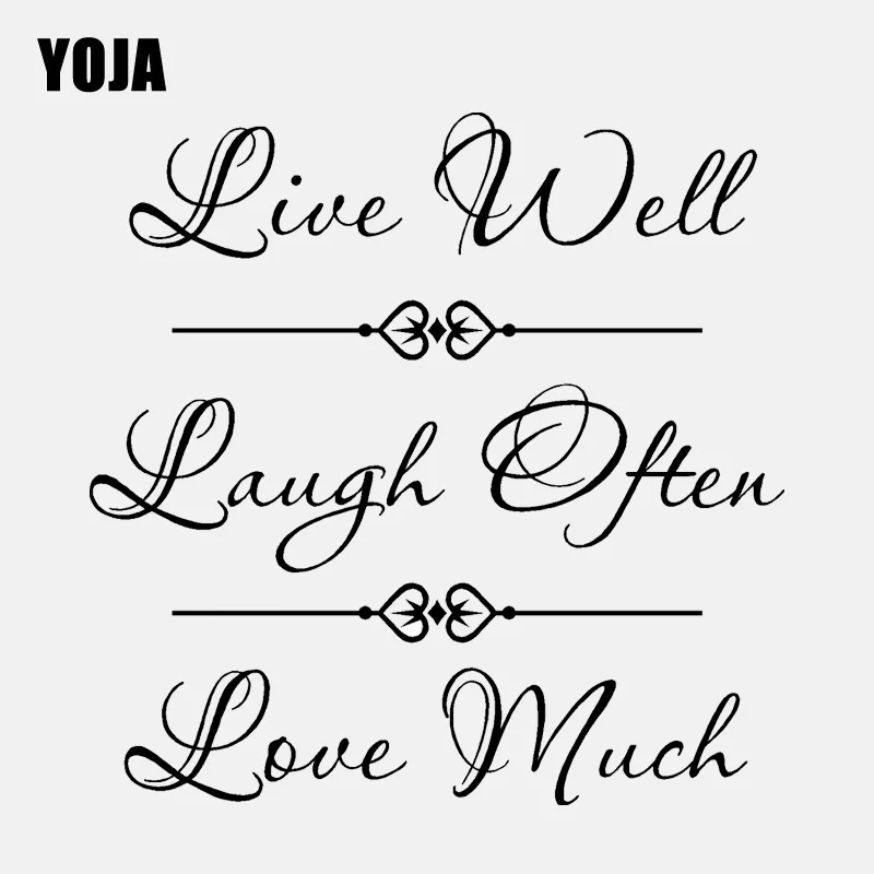 YOJA 57CM*57CM Live Laugh Love Wall Sticker Word Lettering Stickers PVC Wall Decor W1-097
YOJA 57CM*57CM Live Laugh Love Wall Sticker Word Lettering Stickers PVC Wall Decor W1-097