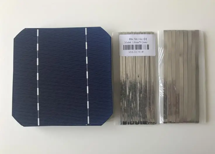 Monocrystalline soalr cell 2.7W A Grade 125mm*125mm solar cells for make solar panel.Give enough solder strip for free.20pcs/Lot
Monocrystalline soalr cell 2.7W A Grade 125mm*125mm solar cells for make solar panel.Give enough solder strip for free.20pcs/Lot