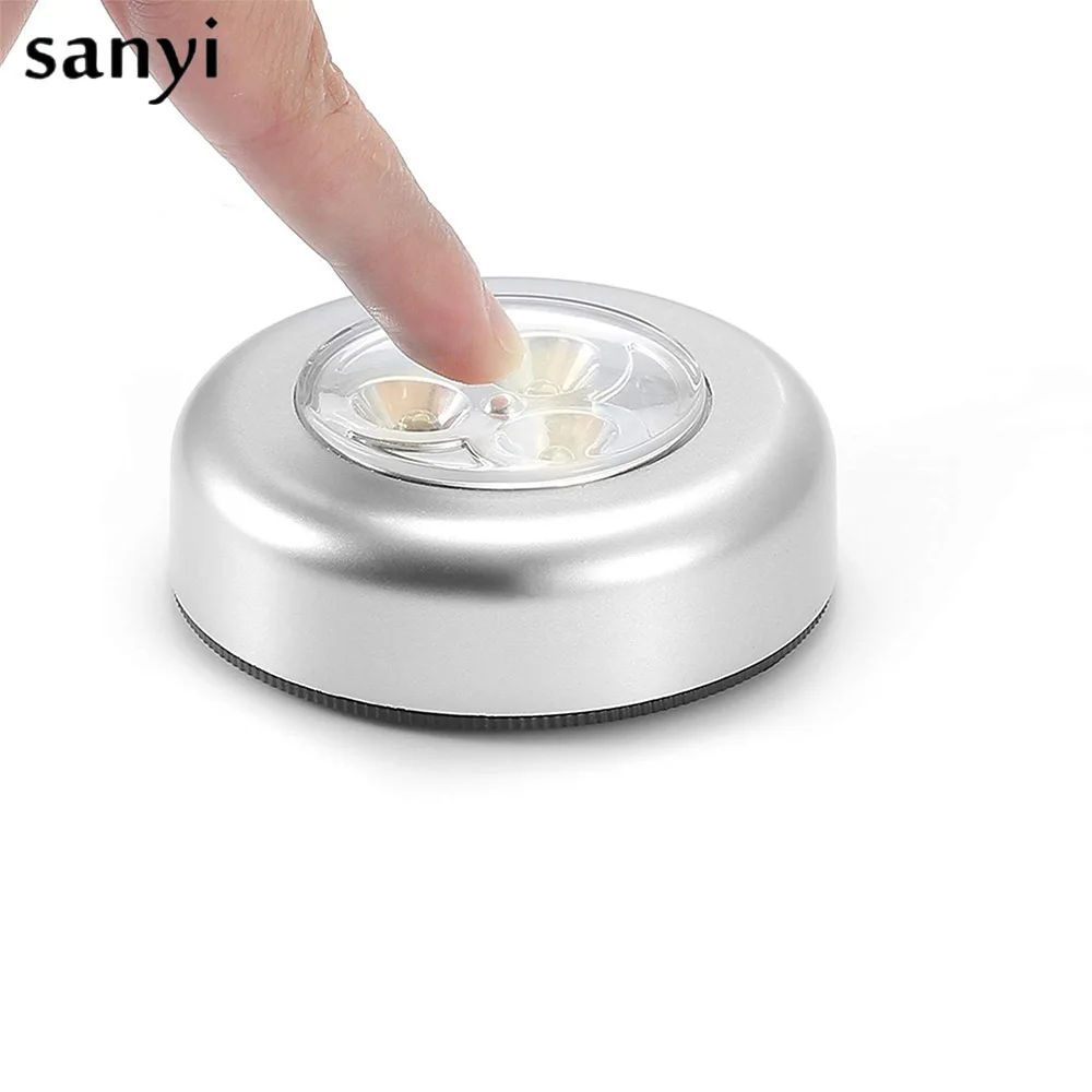 Touch Super Bright 3 LEDs Flashlight Worklight Torch Work Light ABS Tent Lamp Closet Night light Use AAA Battery
Touch Super Bright 3 LEDs Flashlight Worklight Torch Work Light ABS Tent Lamp Closet Night light Use AAA Battery