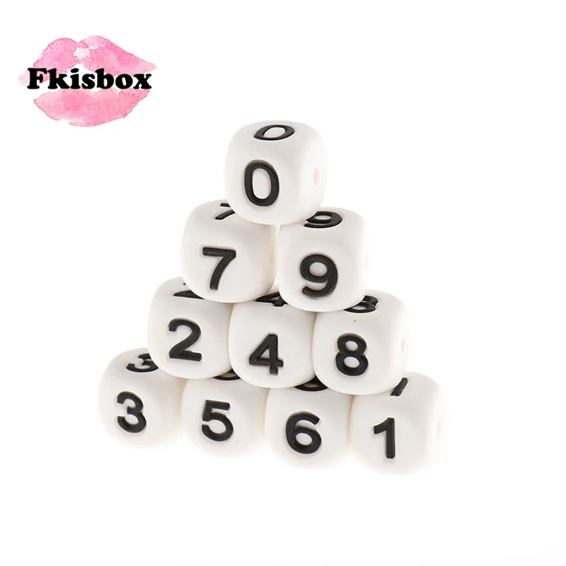 Fkisbox 12mm 100pcs Number Silicone Cube Beads Heart Star Bpa Free Baby Teething Necklace Babies Teether DIY Combined Birthday
Fkisbox 12mm 100pcs Number Silicone Cube Beads Heart Star Bpa Free Baby Teething Necklace Babies Teether DIY Combined Birthday