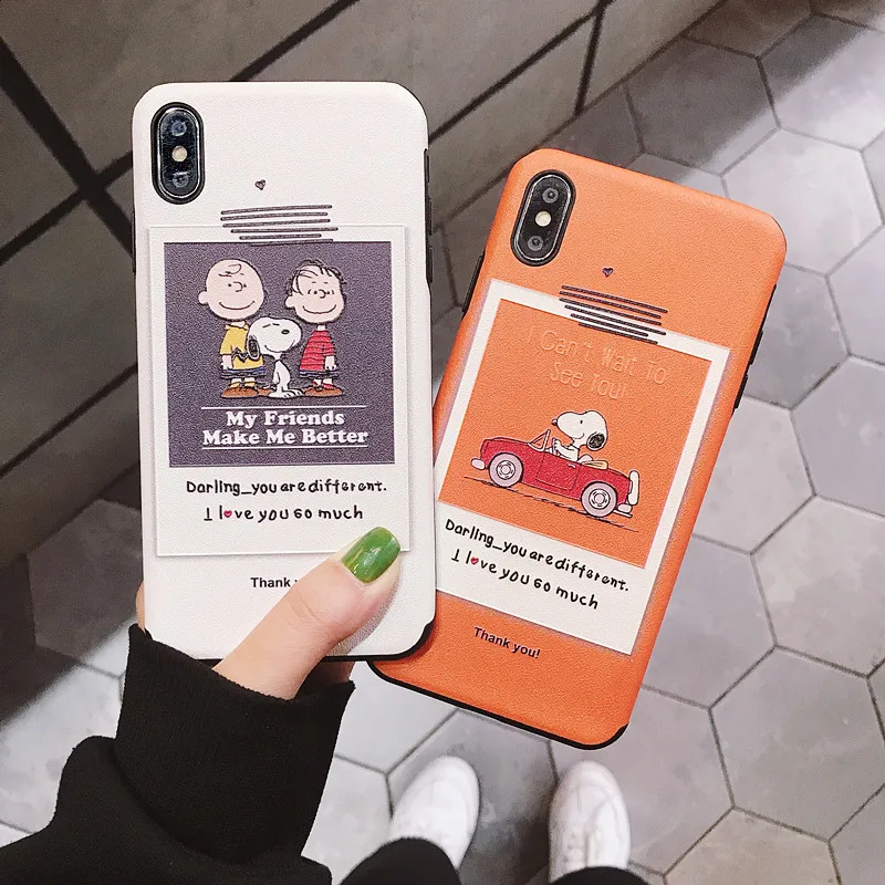 Luxury Relief Shell pattern cute cartoon Charlie dog mobile phone soft case For iphone X XR XS MAX 6 6S 7 8Plus case capa Fundas
Luxury Relief Shell pattern cute cartoon Charlie dog mobile phone soft case For iphone X XR XS MAX 6 6S 7 8Plus case capa Fundas