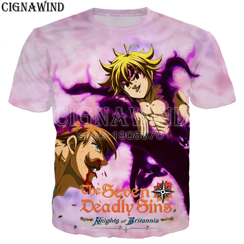 New arrive popular anime The Seven Deadly Sins Escanor t shirt men women 3D print fashion tshirt streetwear casual summer tops
New arrive popular anime The Seven Deadly Sins Escanor t shirt men women 3D print fashion tshirt streetwear casual summer tops