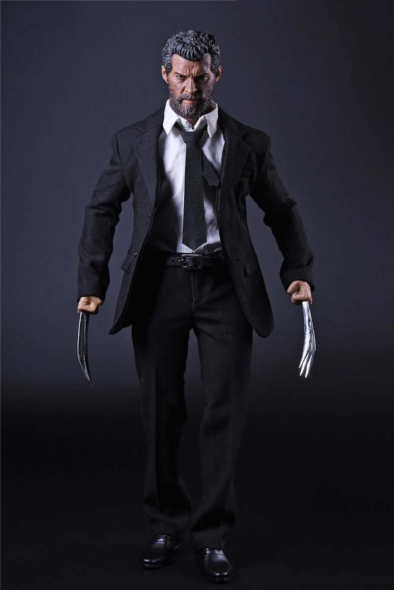 1/6 Wolverine Logan Full Set Action Figures Black Suit Body Head with Accessories
1/6 Wolverine Logan Full Set Action Figures Black Suit Body Head with Accessories