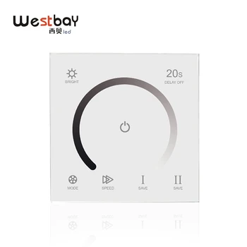 Touch Panel Led Dimmer 12V Smart Switch Tempered Glass Light Switch Sensor Wall Switch Adjustable Light Controller
Touch Panel Led Dimmer 12V Smart Switch Tempered Glass Light Switch Sensor Wall Switch Adjustable Light Controller