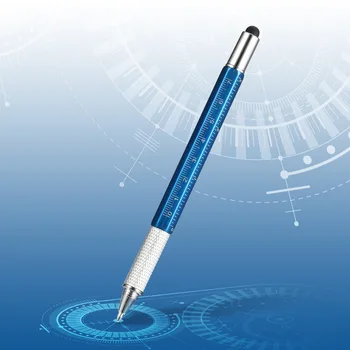 2Pcs 4 Color Tool Ballpoint Pen Screwdriver Ruler Spirit Level with a top and scale multifunction 6 in 1 Touch Screen Stylus Pen
2Pcs 4 Color Tool Ballpoint Pen Screwdriver Ruler Spirit Level with a top and scale multifunction 6 in 1 Touch Screen Stylus Pen