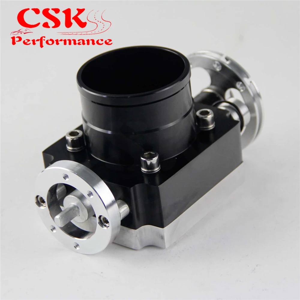 Universal 65mm 2.5" Intake Throttle Body CNC Billet High Flow with Adapter Plate Black/Blue/Silver
Universal 65mm 2.5" Intake Throttle Body CNC Billet High Flow with Adapter Plate Black/Blue/Silver