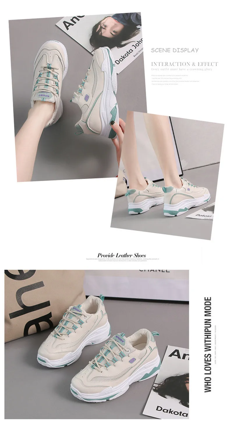 2019 Spring New Women Harajuku Sneakers INS Super Fire Ladies Flat Platform Shoes Korean Summer Female Students Old Ulzzang Shoe (14)