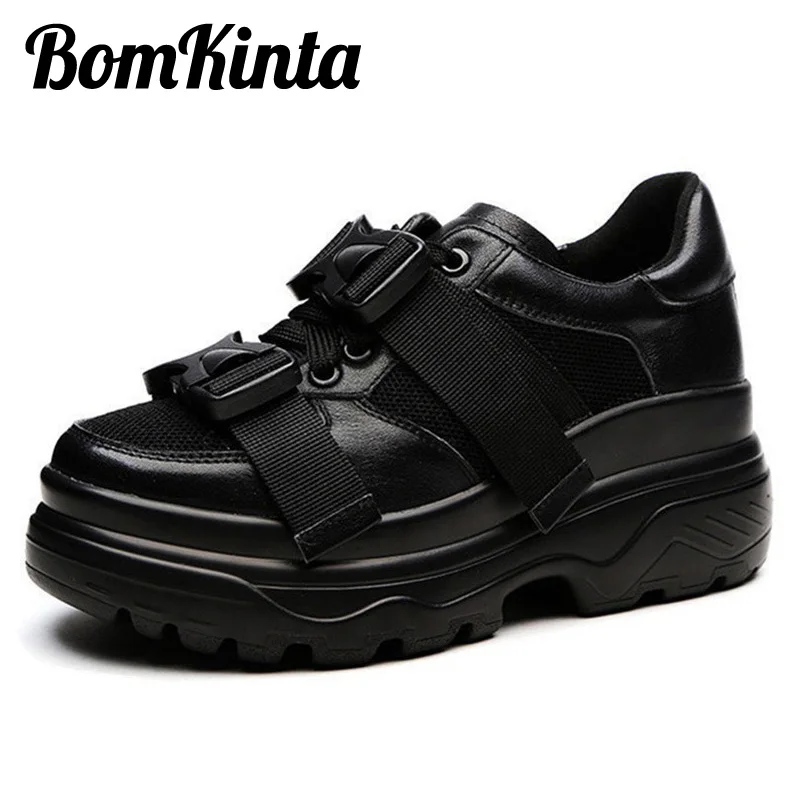 BomKinta Buckle PU Leather Mesh Women's Chunky Sneakers 2019 Fashion Women Flat Platform Shoes Woman Dad Trainers Ladies Sneaker
BomKinta Buckle PU Leather Mesh Women's Chunky Sneakers 2019 Fashion Women Flat Platform Shoes Woman Dad Trainers Ladies Sneaker