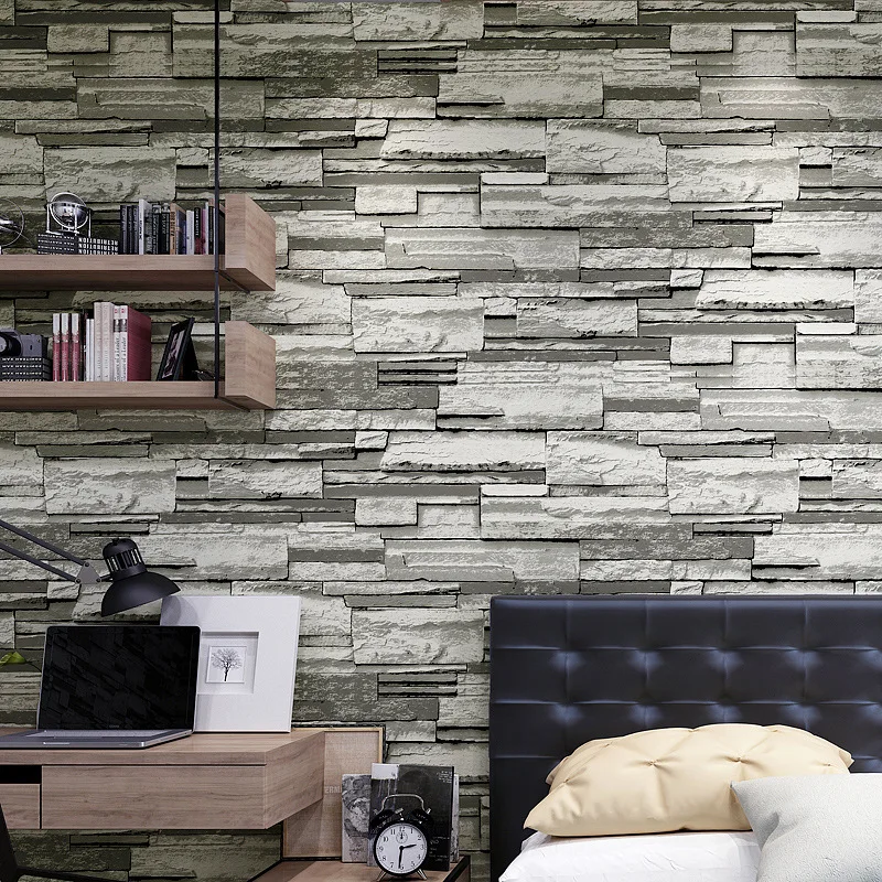 3D retro country stone brick wallpaper roll living room bedroom dining room background attic wallpaper
3D retro country stone brick wallpaper roll living room bedroom dining room background attic wallpaper