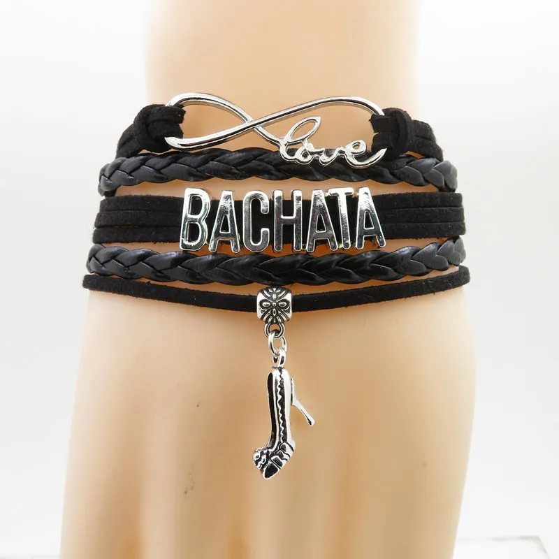 bachata dancer gif Infinity love bachata Bracelet high heels Charm leather bracelets for Women men leather braid suede jewelry
bachata dancer gif Infinity love bachata Bracelet high heels Charm leather bracelets for Women men leather braid suede jewelry