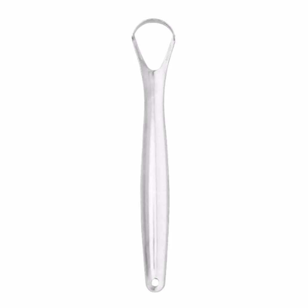 Tongue Scraper Reusable Stainless Steel Oral Fresher Cleaner Brush for Kids Adults Oral Hygiene Care 1PC Silver
Tongue Scraper Reusable Stainless Steel Oral Fresher Cleaner Brush for Kids Adults Oral Hygiene Care 1PC Silver