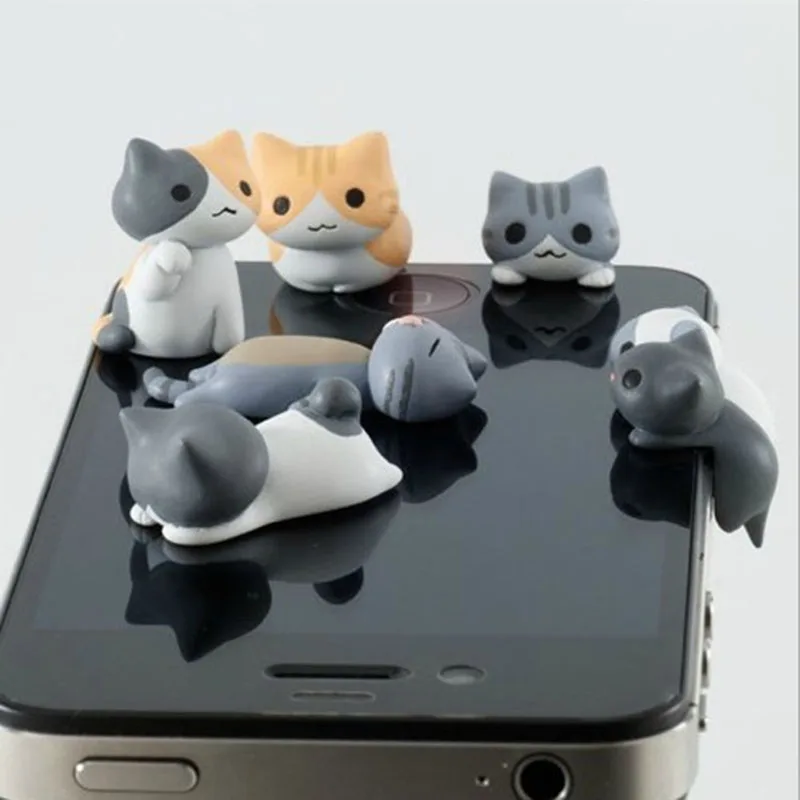 6Pcs/Lot Cute Cat AntiDust Plug Phone 3.5mm Universal for iPhone 4 4s 5s Headphone Earphone Dustproof Topper Cap Free Shipping
6Pcs/Lot Cute Cat AntiDust Plug Phone 3.5mm Universal for iPhone 4 4s 5s Headphone Earphone Dustproof Topper Cap Free Shipping