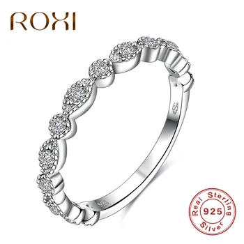 ROXI Romantic Anillos Female Ring Zircon CZ 925 Sterling Silver Engagement Wedding Band Ring for Women Fashion Jewelry
ROXI Romantic Anillos Female Ring Zircon CZ 925 Sterling Silver Engagement Wedding Band Ring for Women Fashion Jewelry