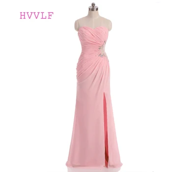 Pink Evening Dresses 2019 Mermaid Sweetheart See Through Chiffon Beaded Slit Sexy Long Evening Gown Prom Dress Prom Gown
Pink Evening Dresses 2019 Mermaid Sweetheart See Through Chiffon Beaded Slit Sexy Long Evening Gown Prom Dress Prom Gown