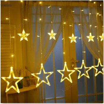LED star lantern flashing lamp string lamp starry pentagram curtain wedding Christmas Day decoration room bedroom CD50 W02
LED star lantern flashing lamp string lamp starry pentagram curtain wedding Christmas Day decoration room bedroom CD50 W02