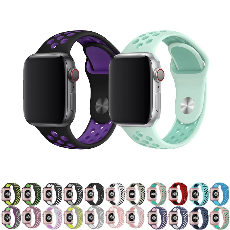 silicone strap for apple watch correa band 4 42mm 38mm sport watchband for iwatch strap 44mm 40mm 3/2/1 rubber bracelet belt
silicone strap for apple watch correa band 4 42mm 38mm sport watchband for iwatch strap 44mm 40mm 3/2/1 rubber bracelet belt