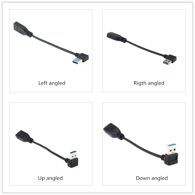 Кабель для передачи данных с углом 90 градусов USB3.0 штекер-гнездо, черный, 15 см
Кабель для передачи данных с углом 90 градусов USB3.0 штекер-гнездо, черный, 15 см