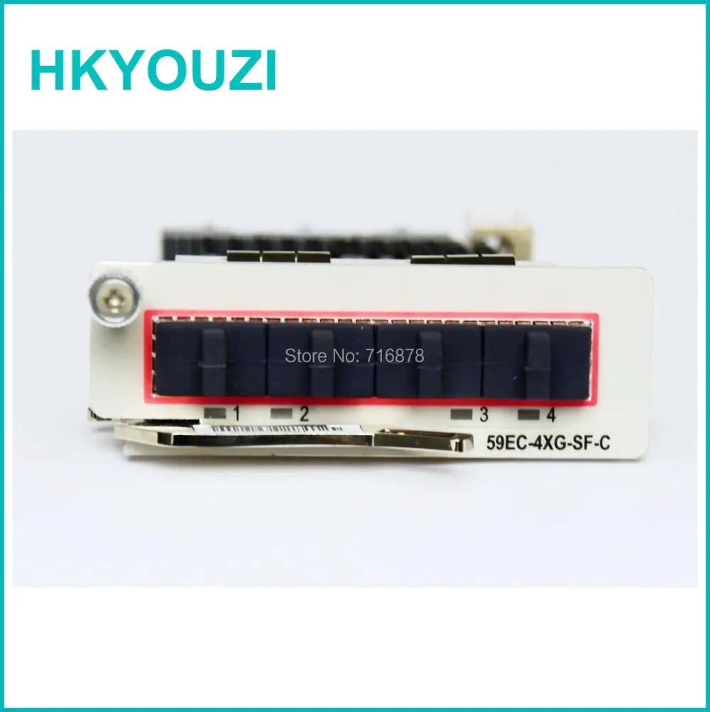 In Stock 59EC-4XG-SF-C RS-59EC-4XG-SFP+ board 4*10GE SFP+ port uplink card for ZXR10 5900E switch
In Stock 59EC-4XG-SF-C RS-59EC-4XG-SFP+ board 4*10GE SFP+ port uplink card for ZXR10 5900E switch