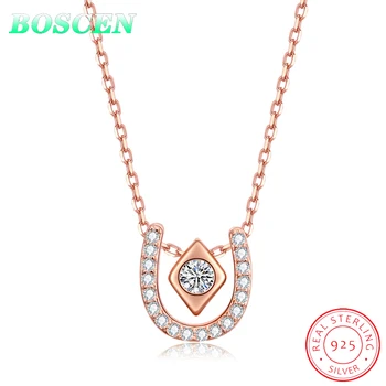 BOSCEN Zircon 925 Sterling Silver Pendant Necklace For Women Girl Birthday Gift Cute Hot Sell Korean Japanese style Horseshoe
BOSCEN Zircon 925 Sterling Silver Pendant Necklace For Women Girl Birthday Gift Cute Hot Sell Korean Japanese style Horseshoe