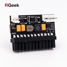 Rgeek 150 p 24pin 12 v dc entrada pico 150 w saída realan mini itx pico psu dc atx pc interruptor DC-DC atx fonte de alimentação para computador(China)