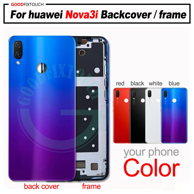 For huawei Nova3i Backcover with frame