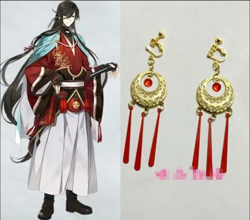 Halloween party Cartoon cosplay Touken Ranbu Online cos Izuminokamikanesada Ear clip ear studs Costumes
Halloween party Cartoon cosplay Touken Ranbu Online cos Izuminokamikanesada Ear clip ear studs Costumes