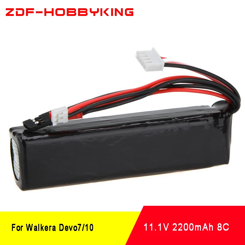 High Quality Transmitter 11.1V 2200mAh LiPo Battery 3s for Futaba JR Walkera Devo7/10 WFLY Transmitter
High Quality Transmitter 11.1V 2200mAh LiPo Battery 3s for Futaba JR Walkera Devo7/10 WFLY Transmitter