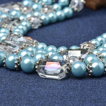 The three Rows With 8 mm and 10 mm and 13*18*7 MM VARIOUS Shape Characteristic Combined Synthesis Pearl Necklace
The three Rows With 8 mm and 10 mm and 13*18*7 MM VARIOUS Shape Characteristic Combined Synthesis Pearl Necklace